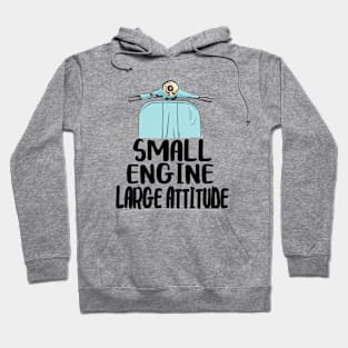 small engine large attitude Hoodie